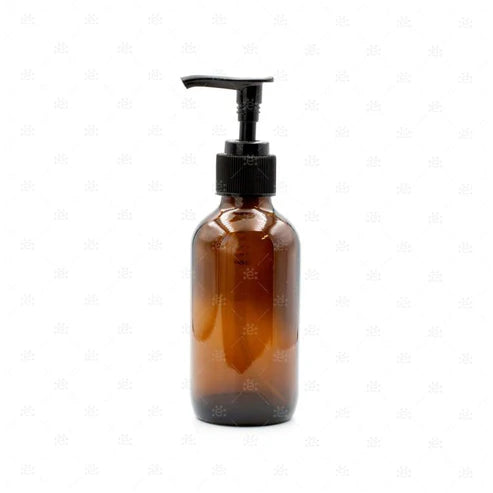 120 ml Amber Glazen Pomp Fles