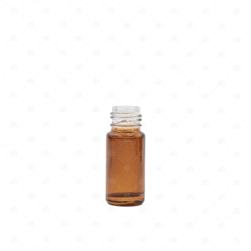 GLASS 5 ml Roller Fles AMBER (5 pack) (NEW STYLE) (BOTTLE ONLY)