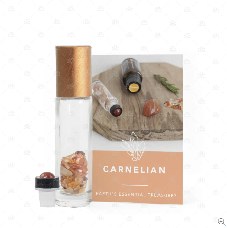 Carneool Edelsteen Rollerfles - ENGELS