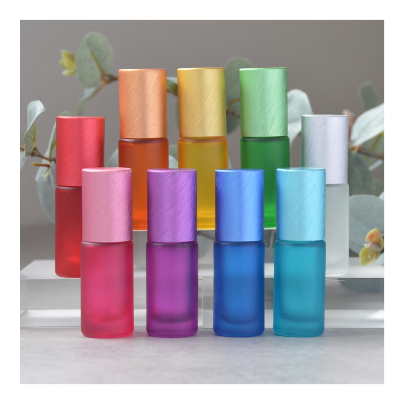 5 ml Frosted Rollers 9 stuks Gekleurd / Gekleurde Doppen