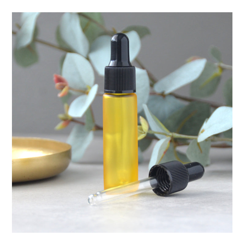 10 ml Frosted Pipet Fles Geel (per stuk)