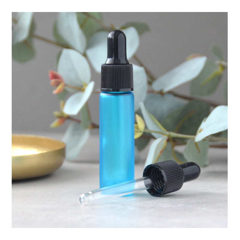 10 ml Frosted Pipet Fles Teal (per stuk)