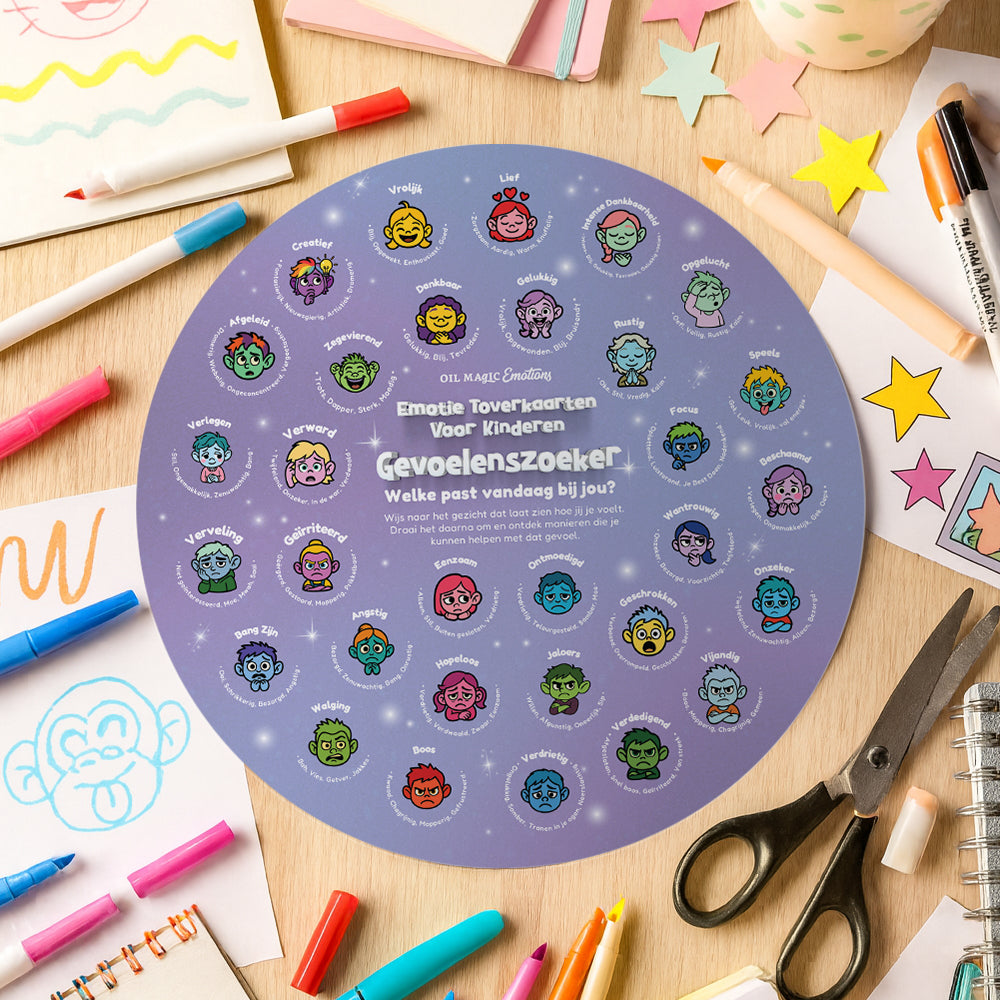 Oil Magic for Kids – Feelings Finder Kompas - NEDERLANDS