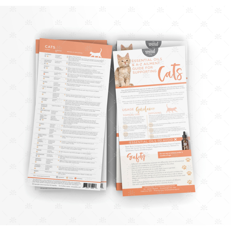 Cats A-Z Of Ailments Rack Cards (10 Pack)
