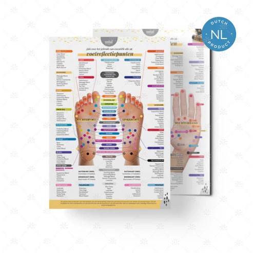 Voet en Hand Reflexpunten Infokaart - NEDERLANDS